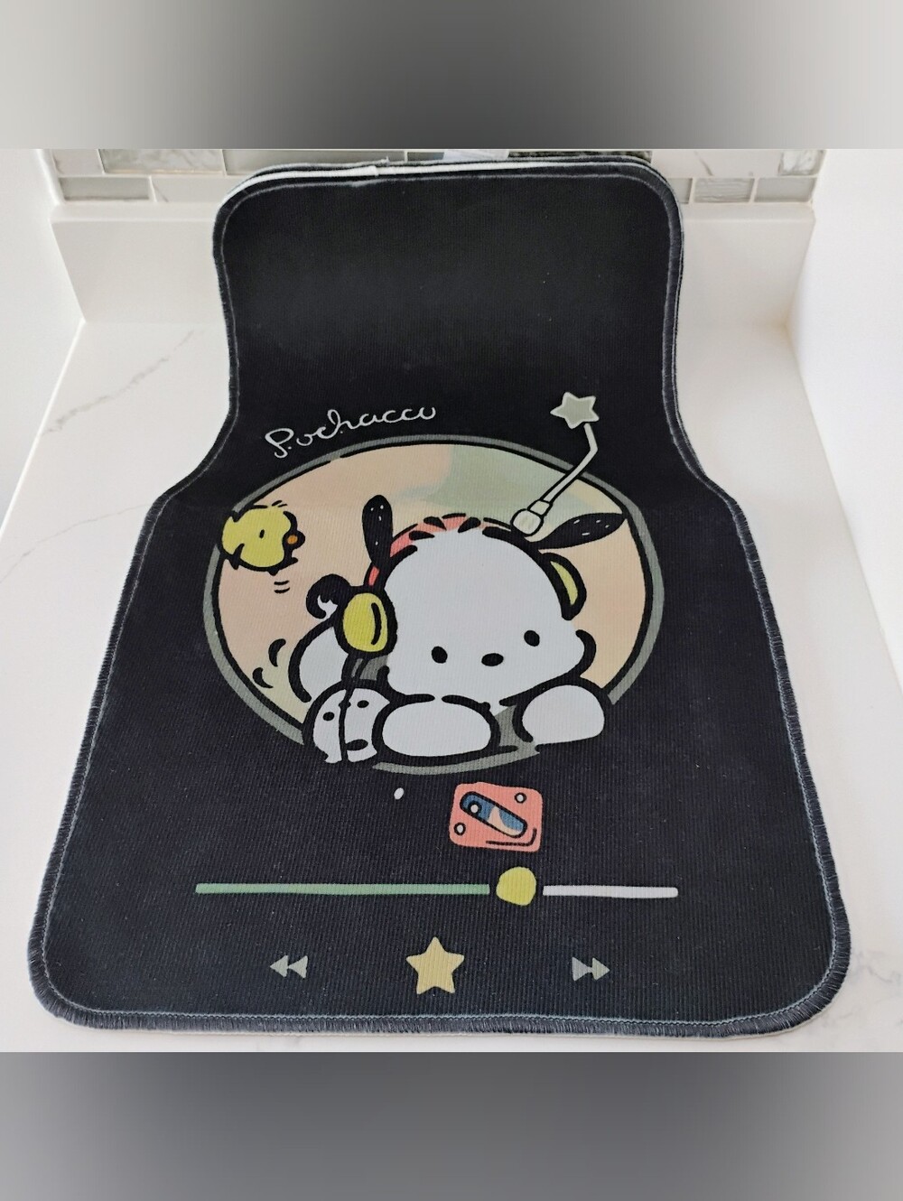 Pochacco Car Floor Mat Set NEW - 2 Front & 2 Back